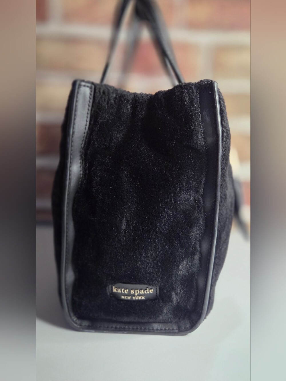 Kate Spade Manhattan Faux-Fur Crossbody K5501 New - Picture 4 of 8